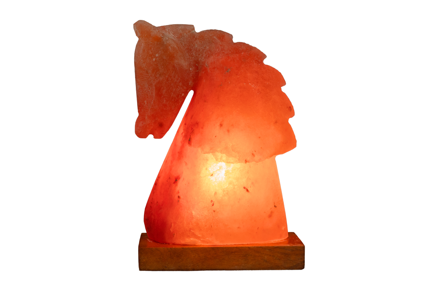 Handcrafted Natural Himalayan Horse Head Shape Salt Lamp 2-3 Kg