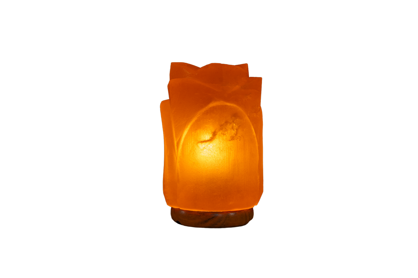 himalayan natural flower shape salt lamp