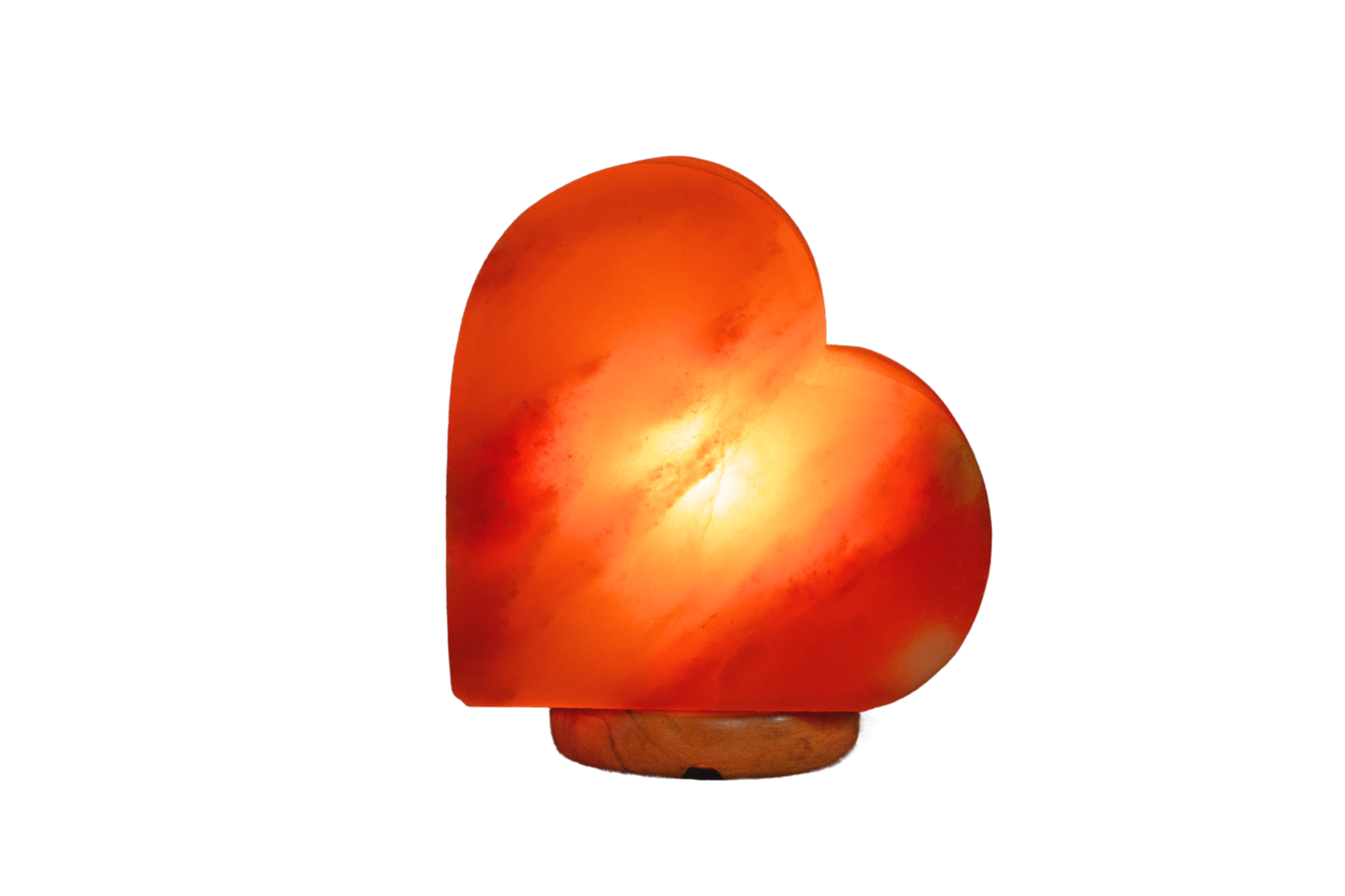 himalayan natural heart shape salt lamp