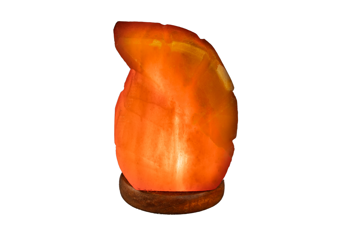 Handcrafted Natural Himalayan Leaf Shape Salt Lamp 2-3 Kg