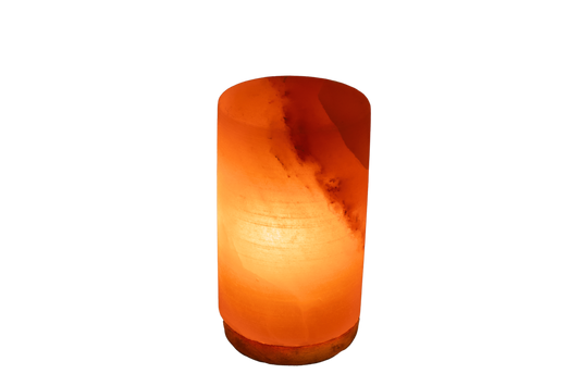 Handcrafted Natural Himalayan Cylinder Shape Salt Lamp 2-3 Kg