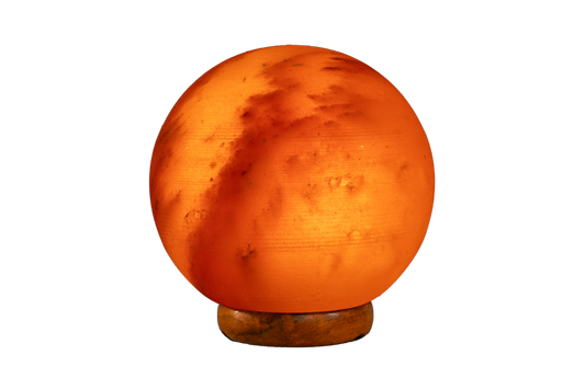 himalayan natural ball shape salt lamp