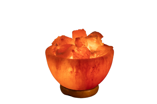 himalayan natural fire bowl shape salt lamp 