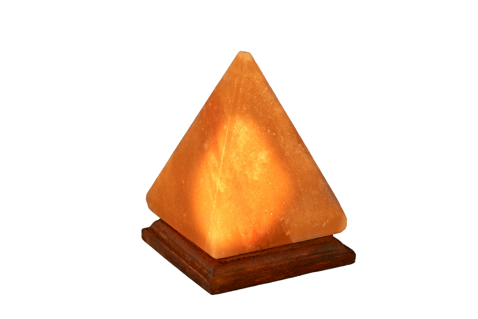 himalayan natural pyramid shape usb salt lamp