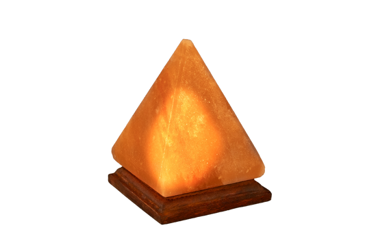 himalayan natural pyramid shape usb salt lamp